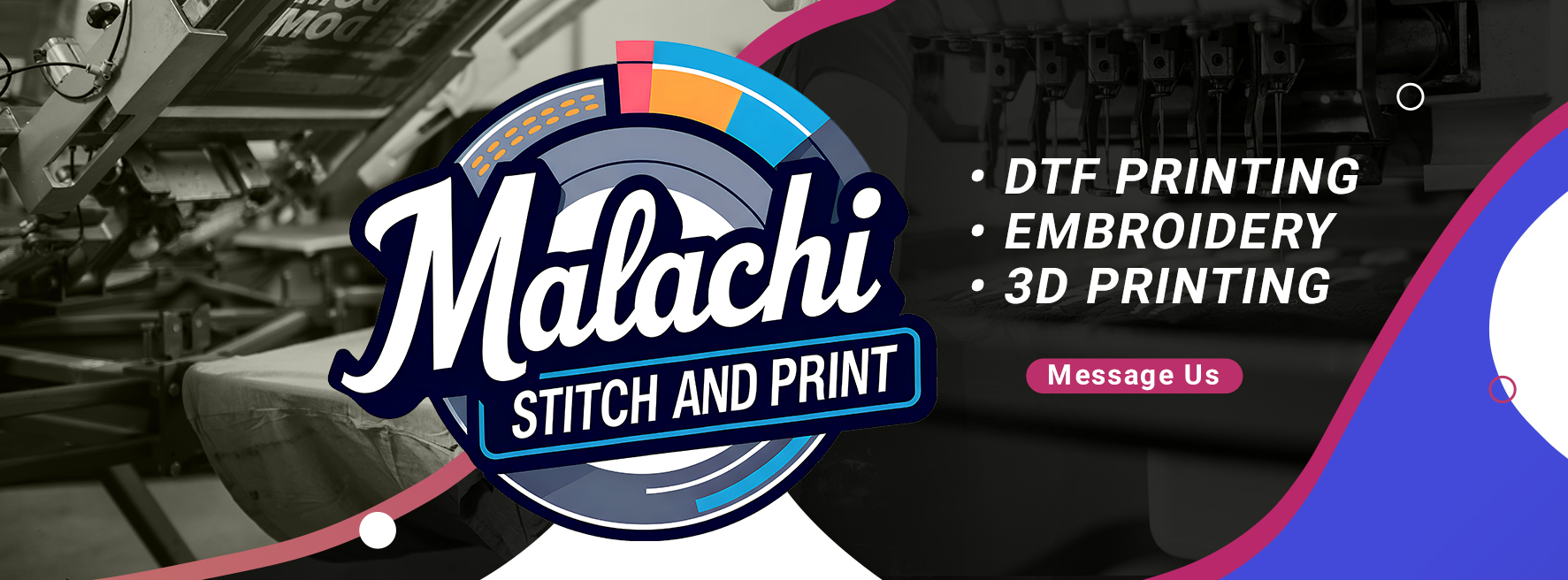 Malachi Stitch and Print Header